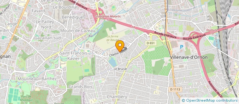 localisation de l'entreprise MONSIEUR HASANHUSEYIN YONTEM  VILLENAVE-D'ORNON