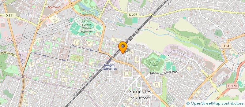 localisation de l'entreprise MONSIEUR HASANULLAH NASARI  GARGES LES GONESSE