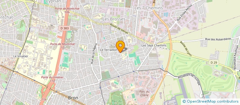 localisation de l'entreprise MONSIEUR HASBEY DEMIR à BRON