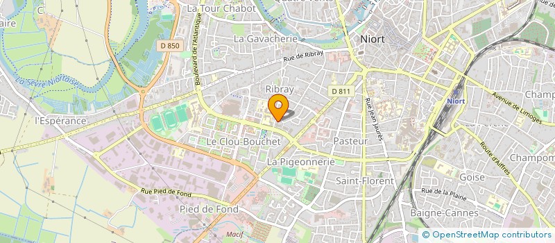 localisation de l'entreprise MONSIEUR HASEEBULLAH JABARKHEL à NIORT