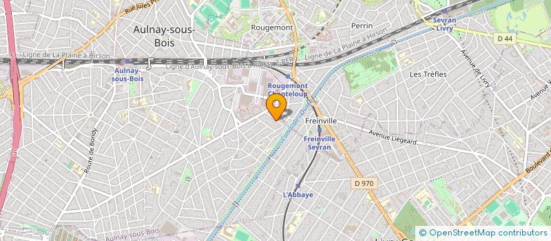 localisation de l'entreprise MONSIEUR HASHAM HASSAN  AULNAY-SOUS-BOIS