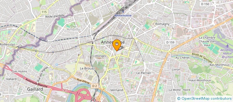 localisation de l'entreprise MONSIEUR HASHIM DURAJ à ANNEMASSE