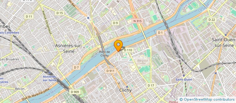 localisation de l'entreprise MONSIEUR HASHIM MOHAMMADI  CLICHY