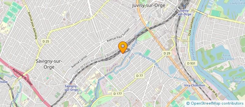 localisation de l'entreprise MONSIEUR HASHIR MEHMOOD à SAVIGNY-SUR-ORGE