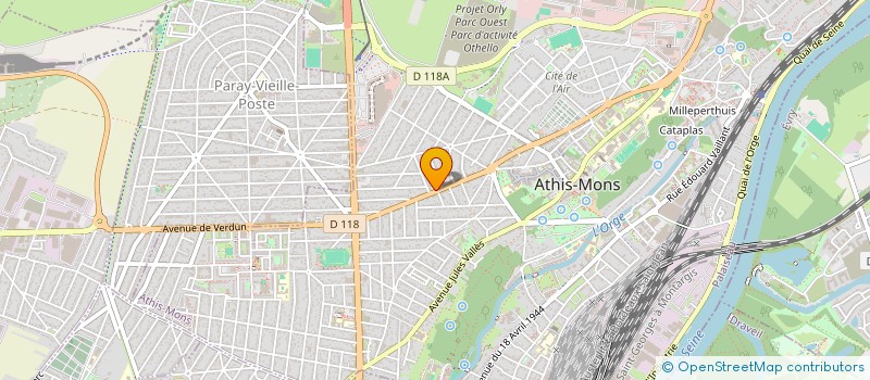 localisation de l'entreprise MONSIEUR HASHMAT AHMADZAI à ATHIS-MONS