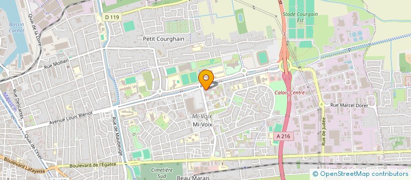 localisation de l'entreprise MONSIEUR HASHMATULLAH BABAKHIEL  CALAIS