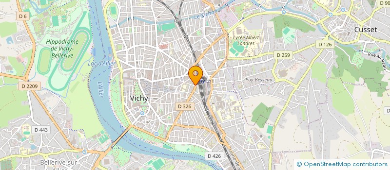 localisation de l'entreprise MONSIEUR HASHMATULLAH IBRAHIMKHEL  VICHY