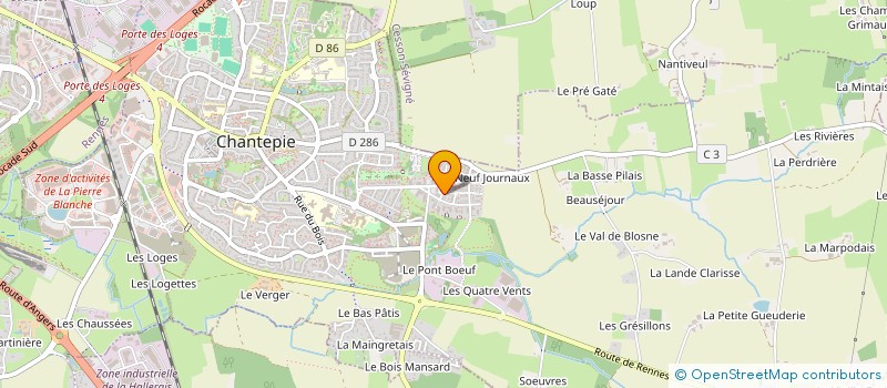 localisation de l'entreprise MONSIEUR HASHMATULLAH ROSTAM  CHANTEPIE