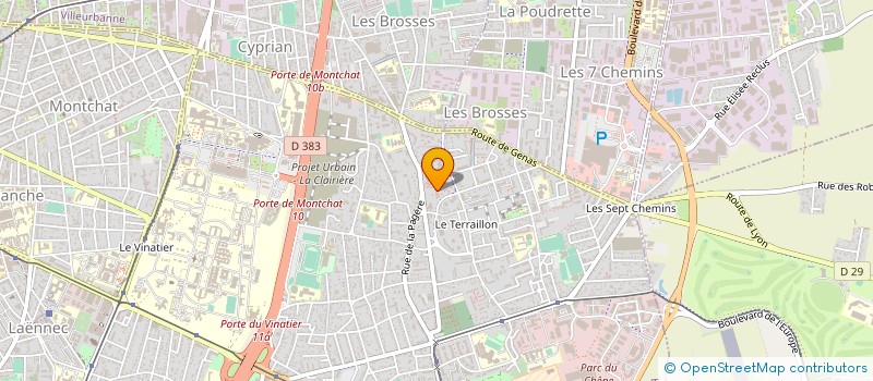 localisation de l'entreprise MONSIEUR HASIB GHAFORI  BRON