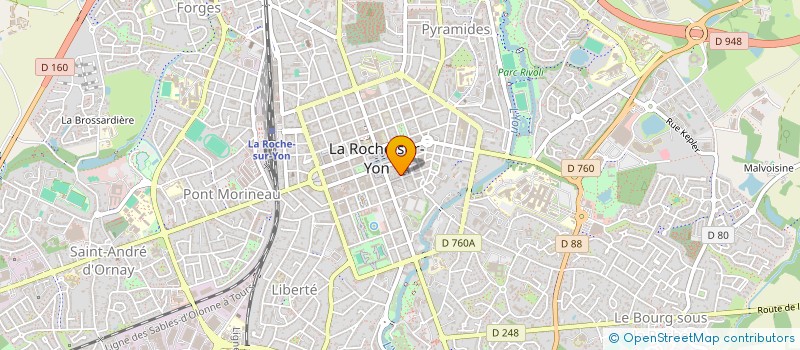 localisation de l'entreprise MONSIEUR HASIBULLAH KARIMI  LA ROCHE-SUR-YON