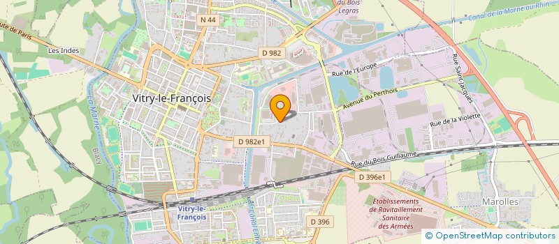 localisation de l'entreprise MONSIEUR HASIBULLAH RAZAQI  VITRY-LE-FRANCOIS