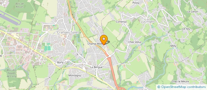 localisation de l'entreprise MONSIEUR HASIM GASHI  CRANVES-SALES