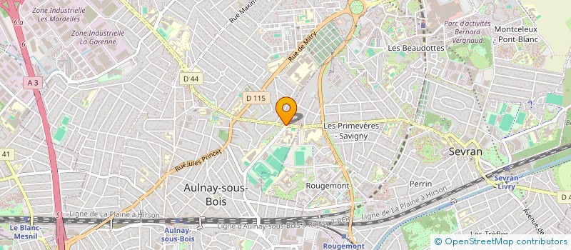 localisation de l'entreprise MONSIEUR HASIN RABIS à AULNAY-SOUS-BOIS