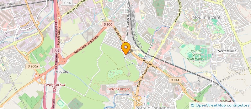 localisation de l'entreprise MONSIEUR HASLAM HENIN  PERPIGNAN