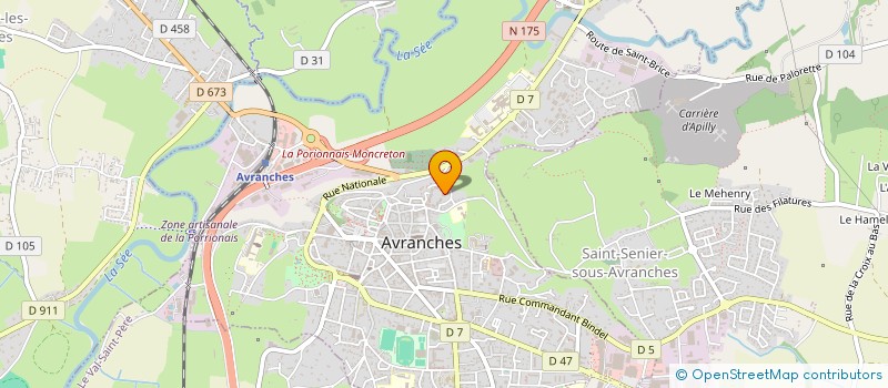 localisation de l'entreprise MONSIEUR HASMAT SAFI  AVRANCHES