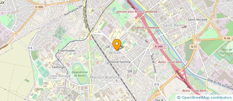 localisation de l'entreprise MONSIEUR HASNA BERDAL  REIMS