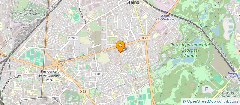 localisation de l'entreprise MONSIEUR HASNA TAIBI à STAINS