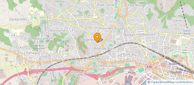 localisation de l'entreprise MONSIEUR HASNAOUI HAOUALA  TOULON