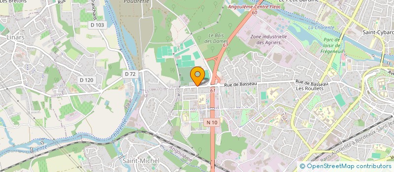 localisation de l'entreprise MONSIEUR HASNI BENOTSMANE à ANGOULEME