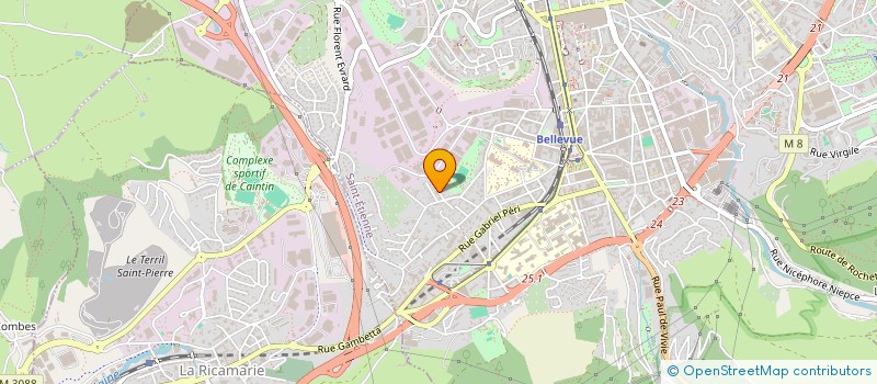 localisation de l'entreprise MONSIEUR HASNI CHEBAAN  SAINT-ETIENNE