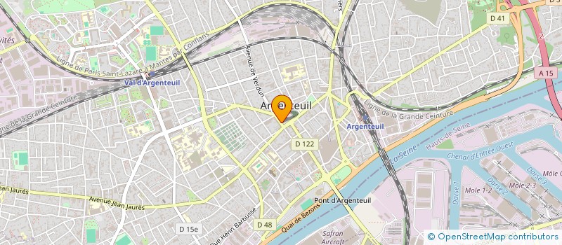 localisation de l'entreprise MONSIEUR HASNI HANANE  ARGENTEUIL