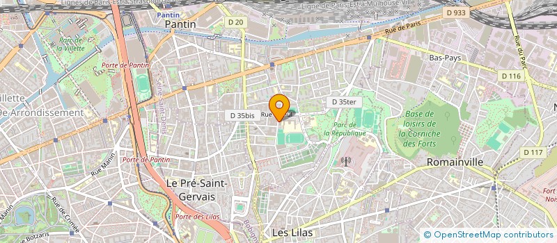 localisation de l'entreprise MONSIEUR HASNI HOCINE à PANTIN