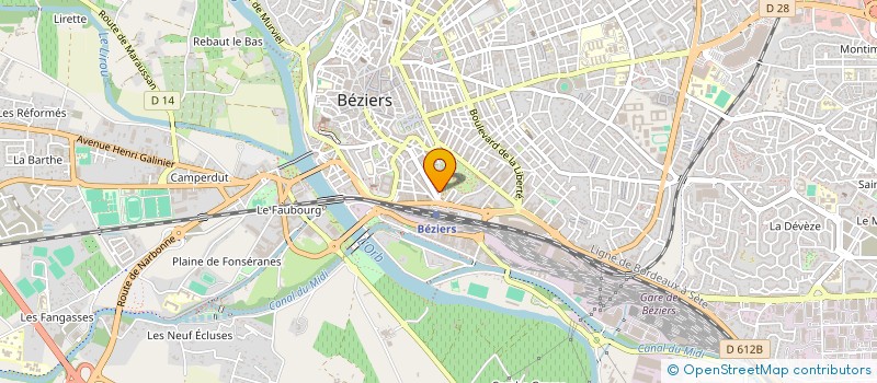 localisation de l'entreprise MONSIEUR HASNI SOUSSI  BEZIERS