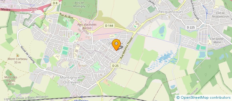 localisation de l'entreprise MONSIEUR HASSAN AATTAR  PECQUENCOURT