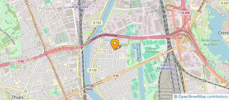 localisation de l'entreprise MONSIEUR HASSAN ABAKAR  CHOISY-LE-ROI