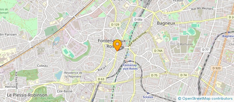 localisation de l'entreprise MONSIEUR HASSAN ABAS à FONTENAY-AUX-ROSES