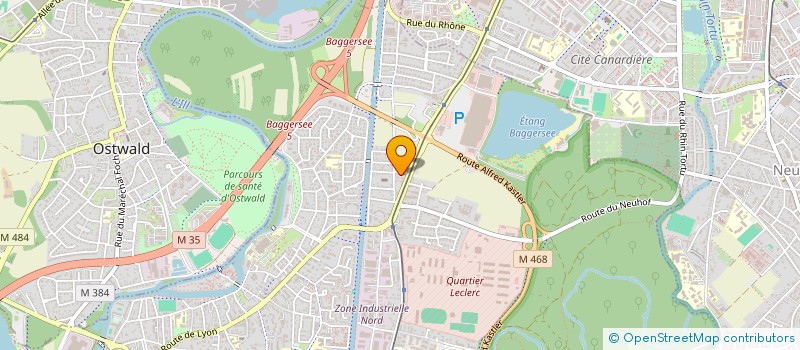 localisation de l'entreprise MONSIEUR HASSAN ABBOU  ILLKIRCH-GRAFFENSTADEN