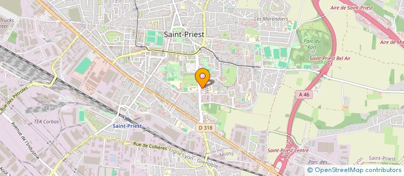 localisation de l'entreprise MONSIEUR HASSAN ABDELBAGUI  SAINT-PRIEST