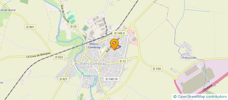 localisation de l'entreprise MONSIEUR HASSAN ADAM TAHIR  ILLIERS-COMBRAY