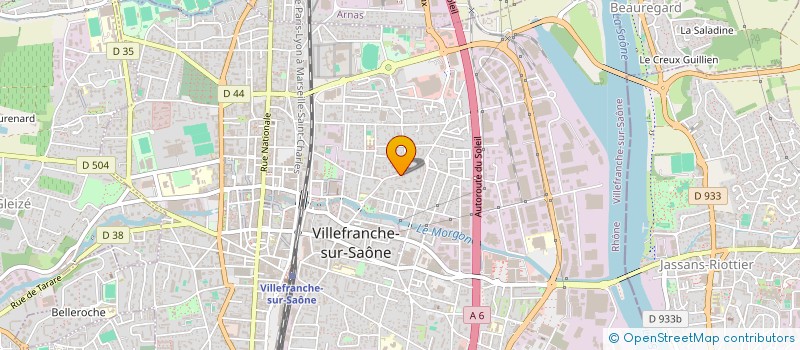 localisation de l'entreprise MONSIEUR HASSAN AFKIR  VILLEFRANCHE-SUR-SAONE