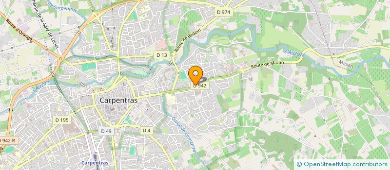 localisation de l'entreprise MONSIEUR HASSAN AFRAS à CARPENTRAS