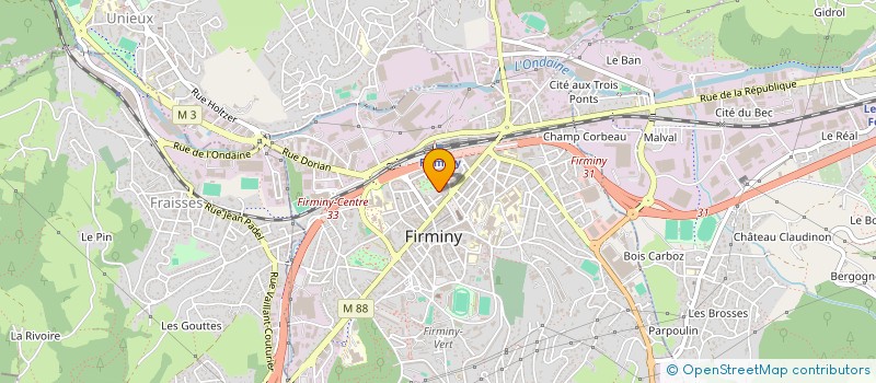 localisation de l'entreprise MONSIEUR HASSAN AITSY  FIRMINY