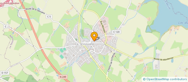 localisation de l'entreprise MONSIEUR HASSAN AKDIM  LA TESSOUALLE