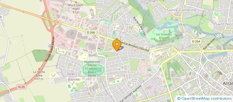localisation de l'entreprise MONSIEUR HASSAN ALI ADAM à ARRAS