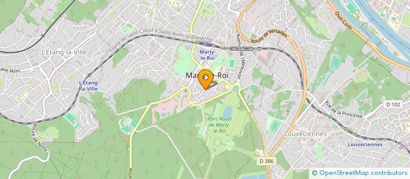 localisation de l'entreprise MONSIEUR HASSAN ALTRAFE  MARLY-LE-ROI