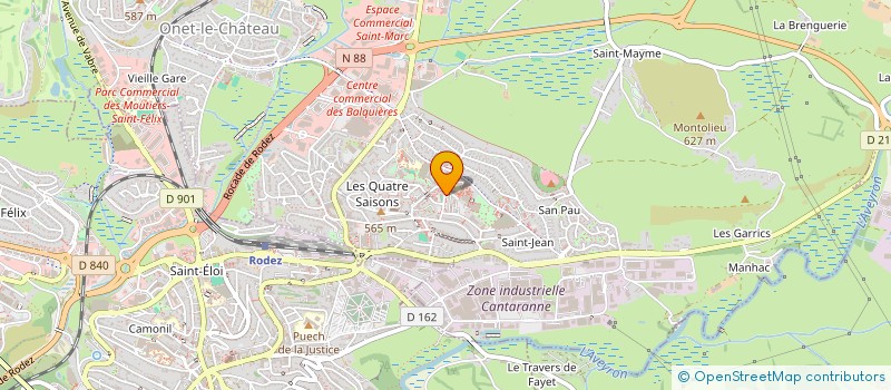 localisation de l'entreprise MONSIEUR HASSAN ARABI ABDELRHMAN  ONET-LE-CHATEAU