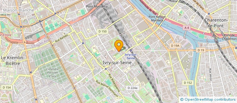 localisation de l'entreprise MONSIEUR HASSAN BAAZIZ  IVRY-SUR-SEINE