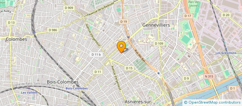 localisation de l'entreprise MONSIEUR HASSAN BAIRI à ASNIERES-SUR-SEINE