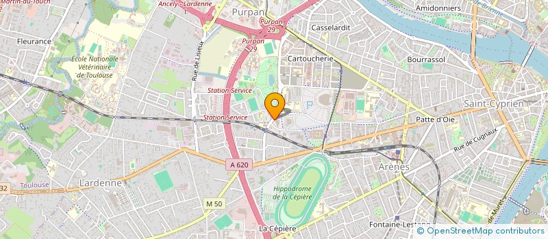 localisation de l'entreprise MONSIEUR HASSAN BARI  TOULOUSE