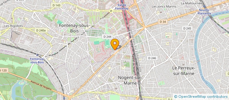 localisation de l'entreprise MONSIEUR HASSAN BEIK MOHAMMAD à NOGENT-SUR-MARNE