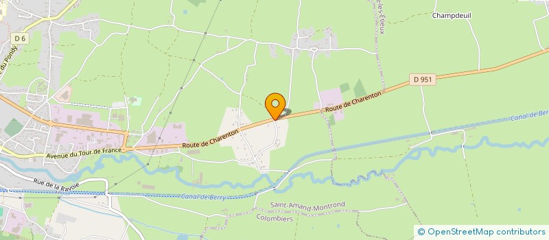 localisation de l'entreprise MONSIEUR HASSAN BELFKIH  SAINT-AMAND-MONTROND