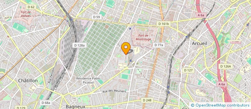 localisation de l'entreprise MONSIEUR HASSAN BELLOUCH à BAGNEUX