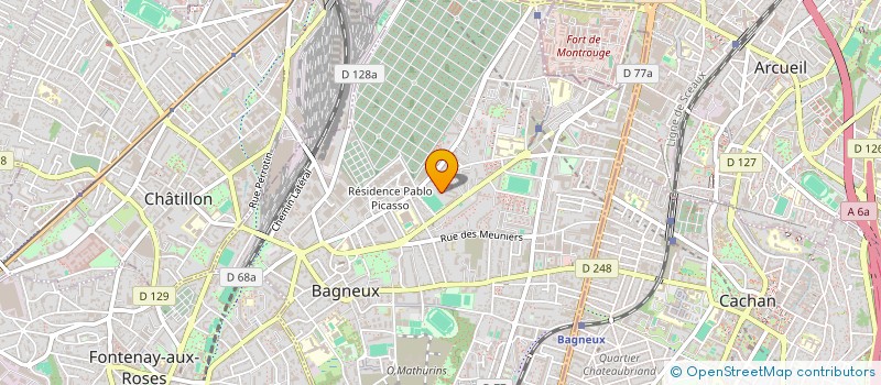 localisation de l'entreprise MONSIEUR HASSAN BEN EL CAID à BAGNEUX