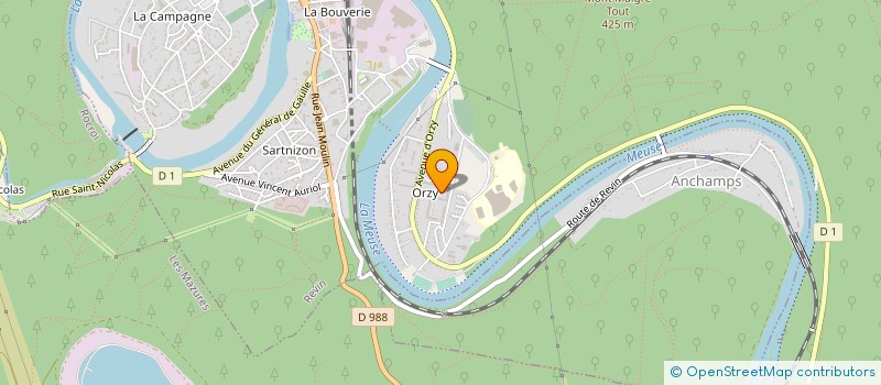 localisation de l'entreprise MONSIEUR HASSAN BEN MECHEDAL à REVIN