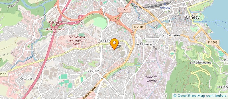 localisation de l'entreprise MONSIEUR HASSAN BENAATIA à ANNECY