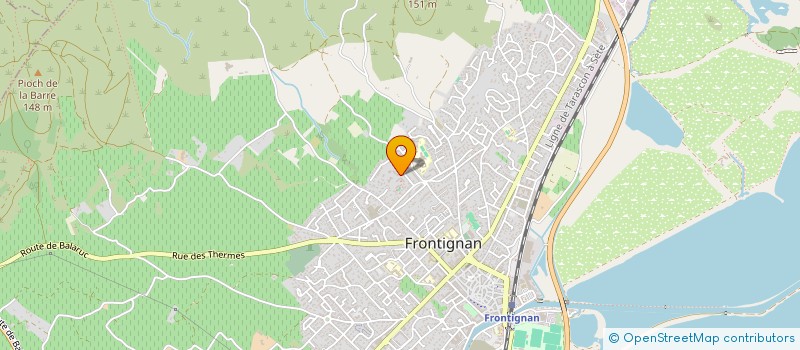 localisation de l'entreprise MONSIEUR HASSAN BENYEDIR à FRONTIGNAN